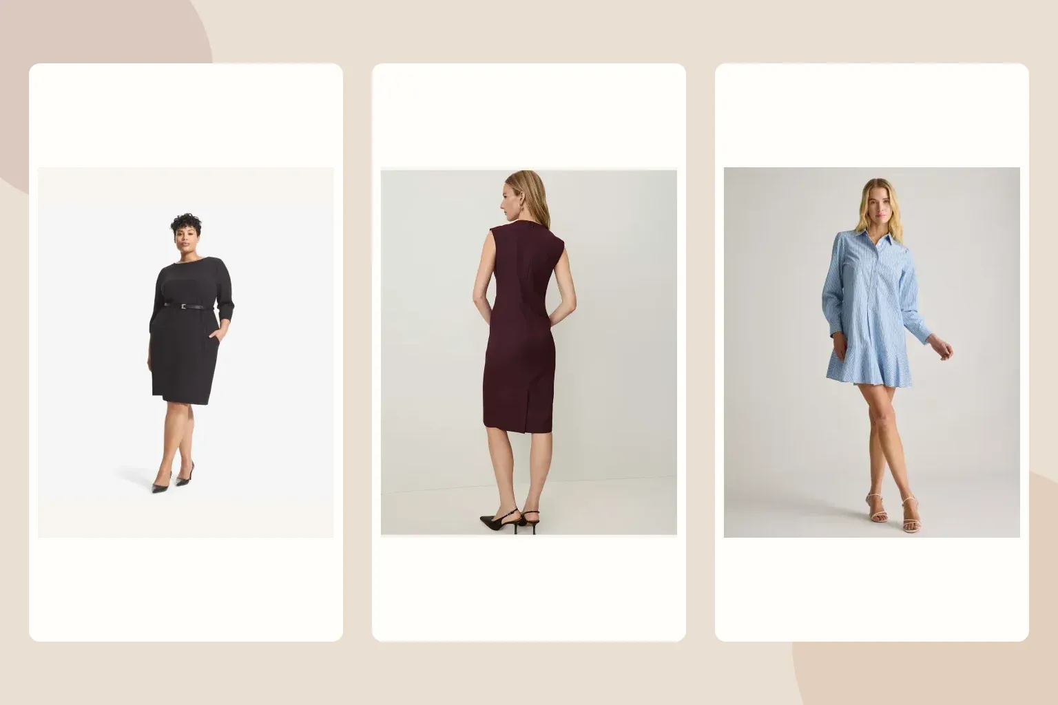 3 Work Dresses for Women for Formal, Flexible, and Casual Offices